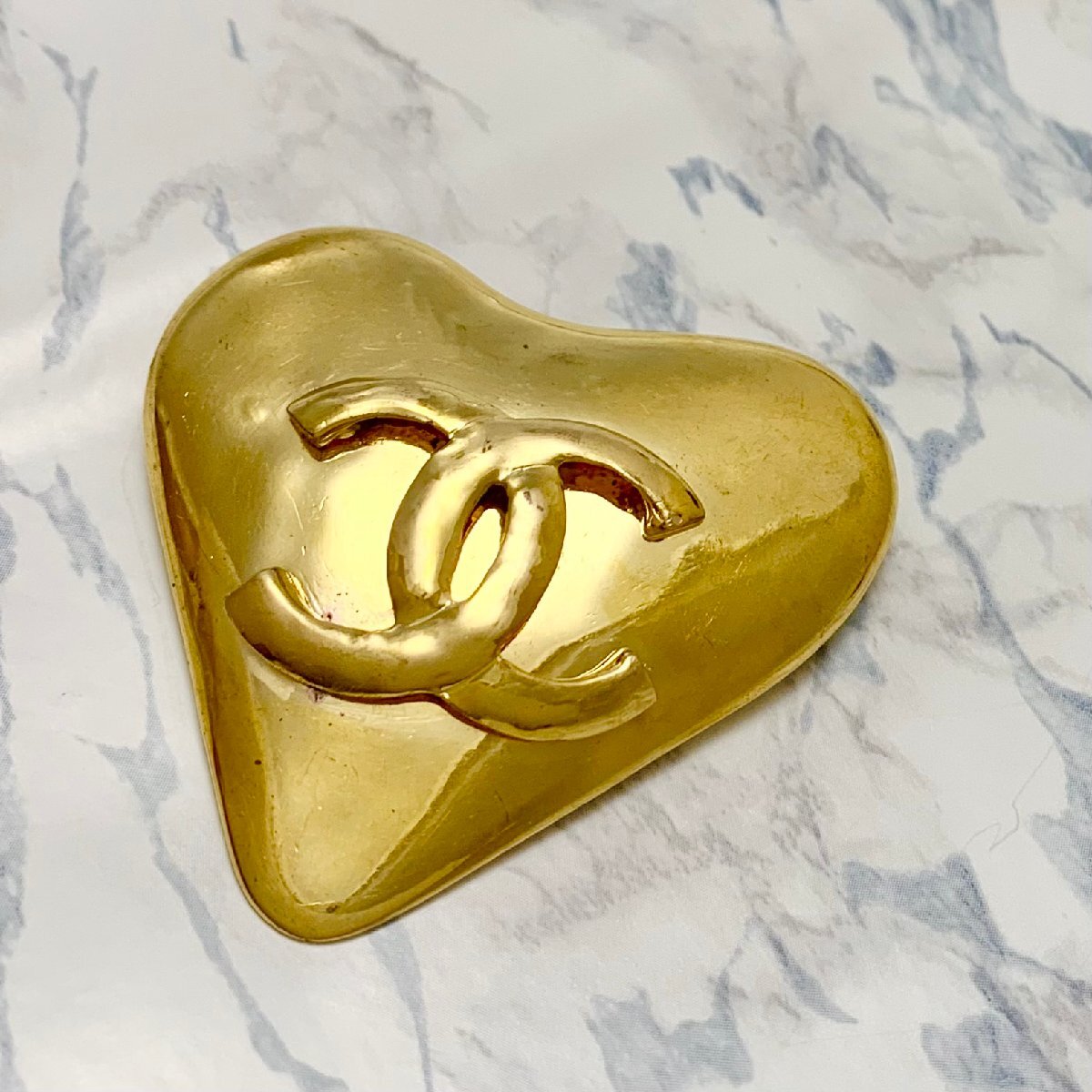 楽天市場】CHANEL□ キルティングココマーク ブローチ