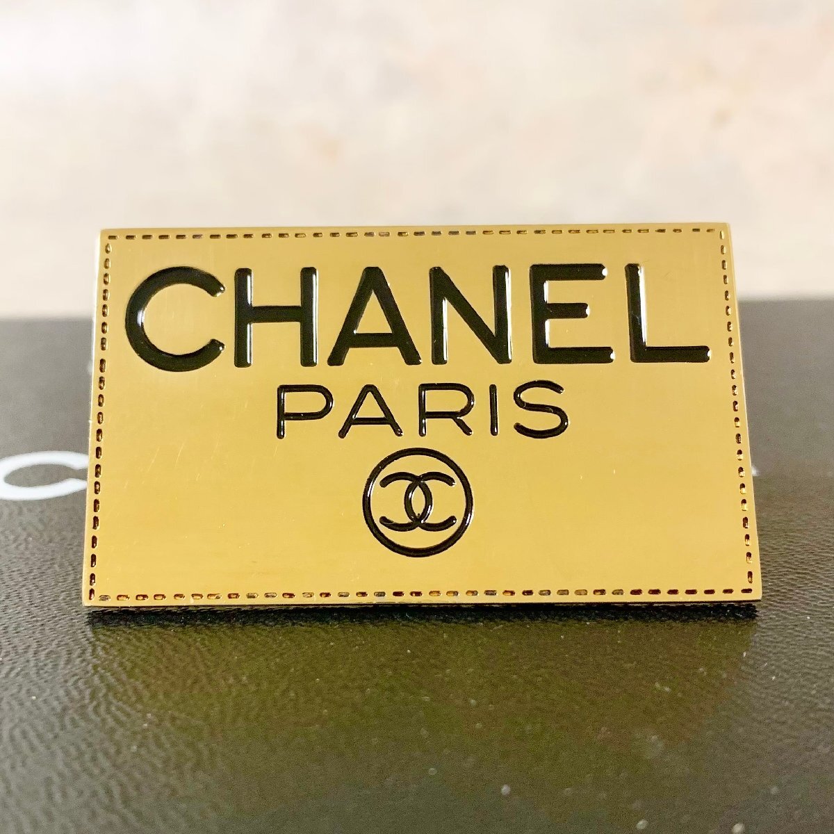 楽天市場】CHANEL シャネル バレッタ ココマーク ゴールド 金 ロゴ