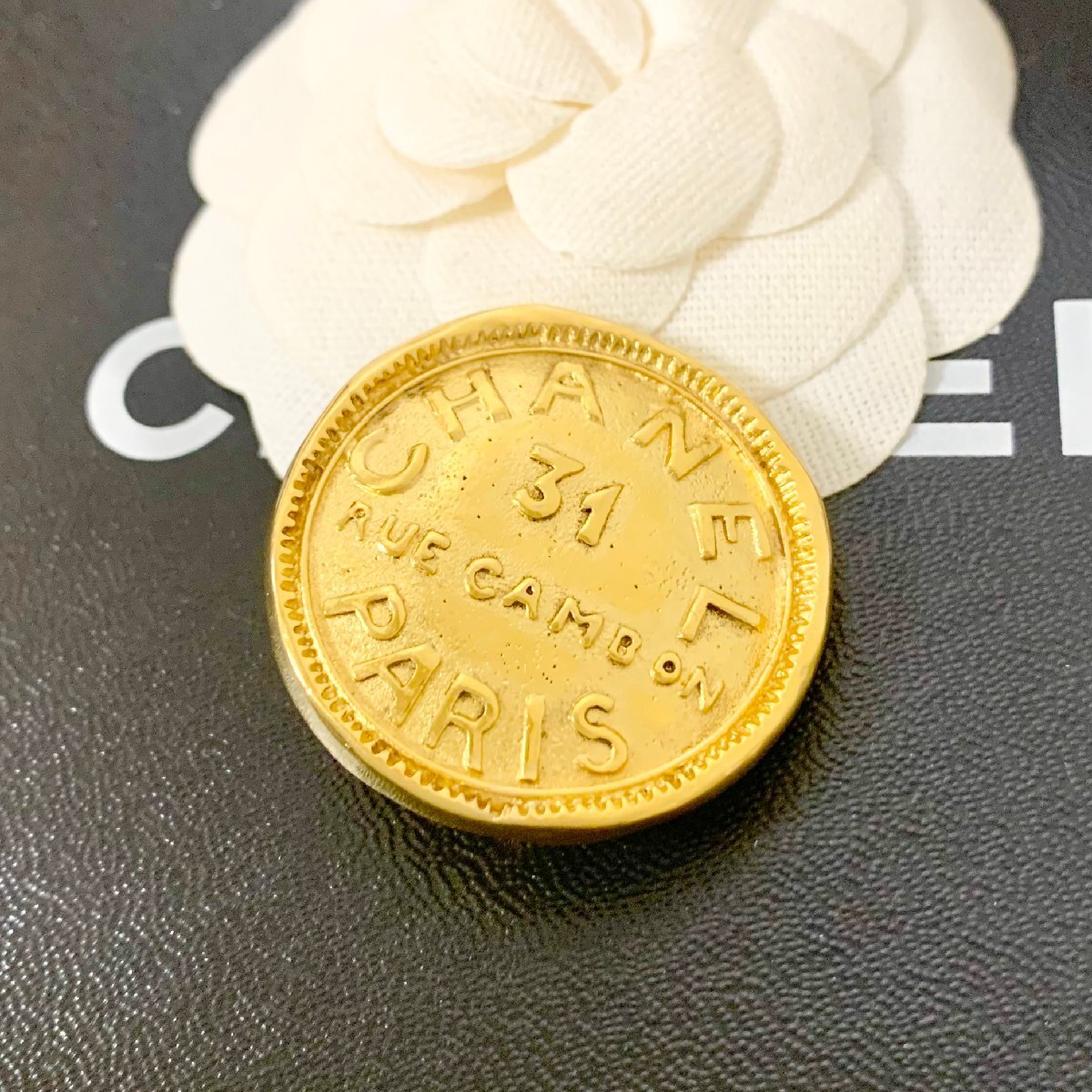 楽天市場】シャネル CHANEL ブローチ ヴィンテージ 中古 カンボン 31