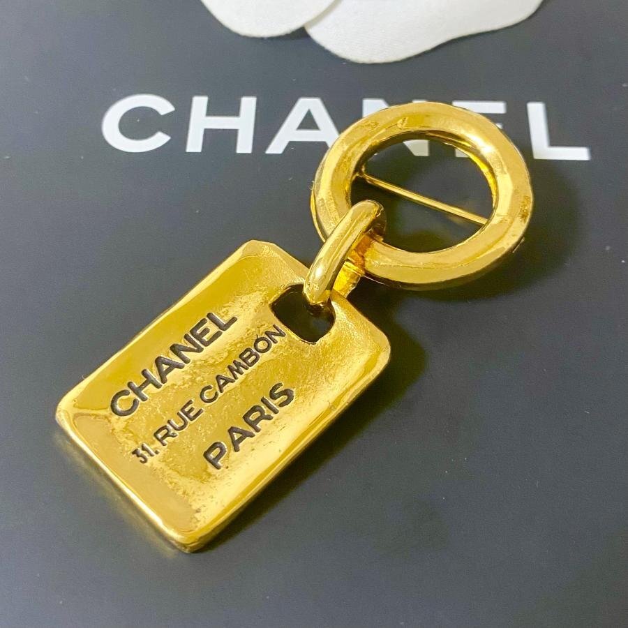 CHANEL シャネル カメリア リボン ブローチ vintage 中古・古着通販】CHANEL (シャネル) カメリア ブローチ ホワイト