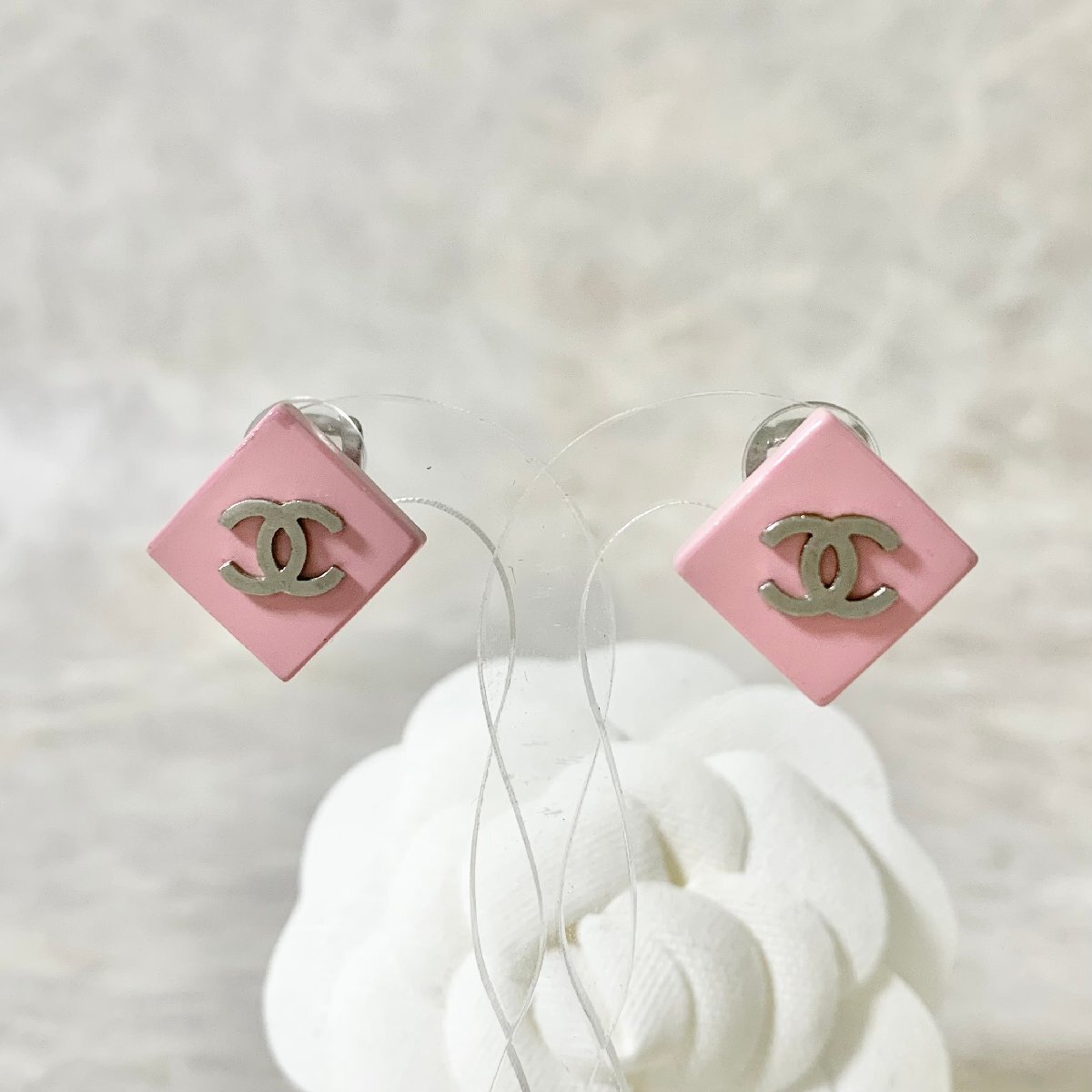 楽天市場】CHANEL シャネル バレッタ ココマーク カメリア フラワー 花