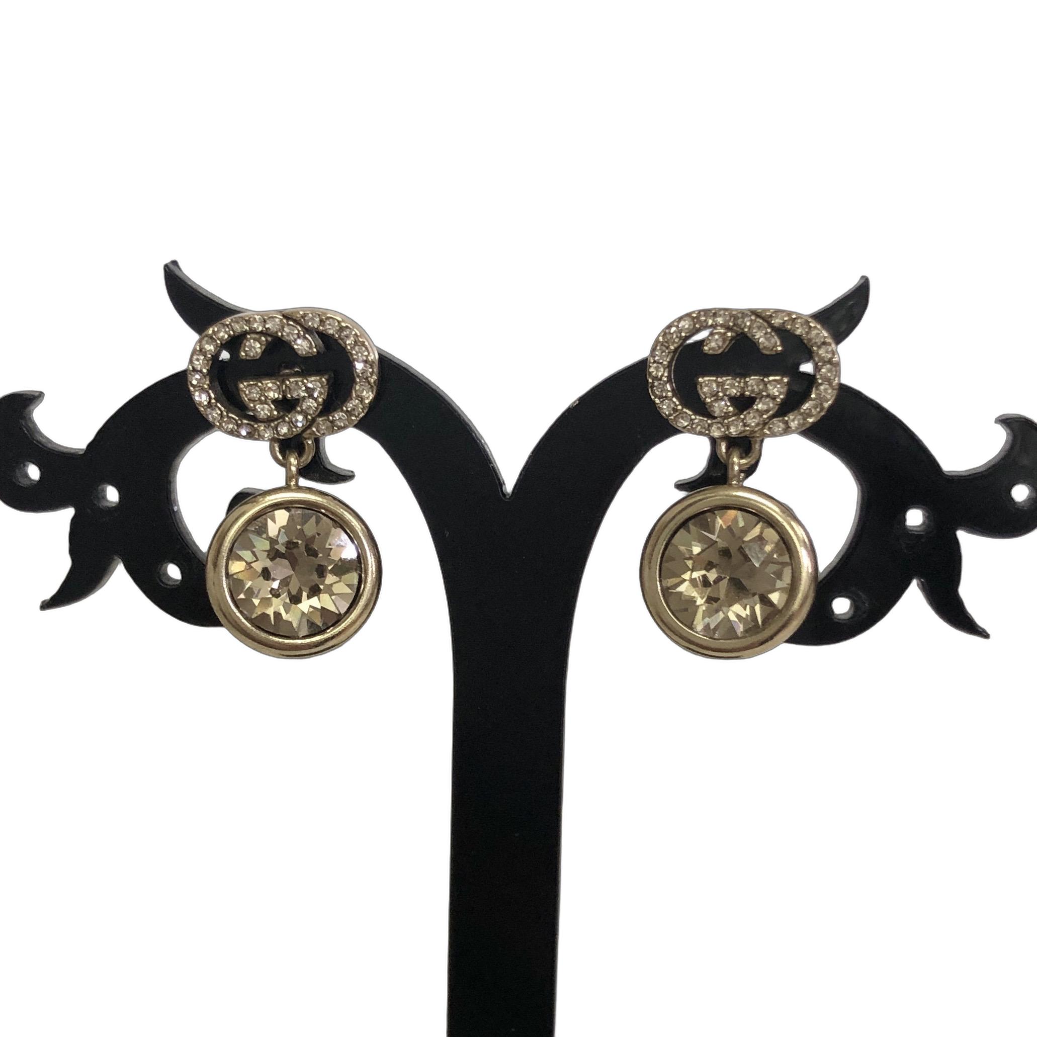 GUCCI 蜂　ピアス　片方のみ GUCCI クリスタル付きビー(ハチ)ピアス 片耳bee - メルカリ