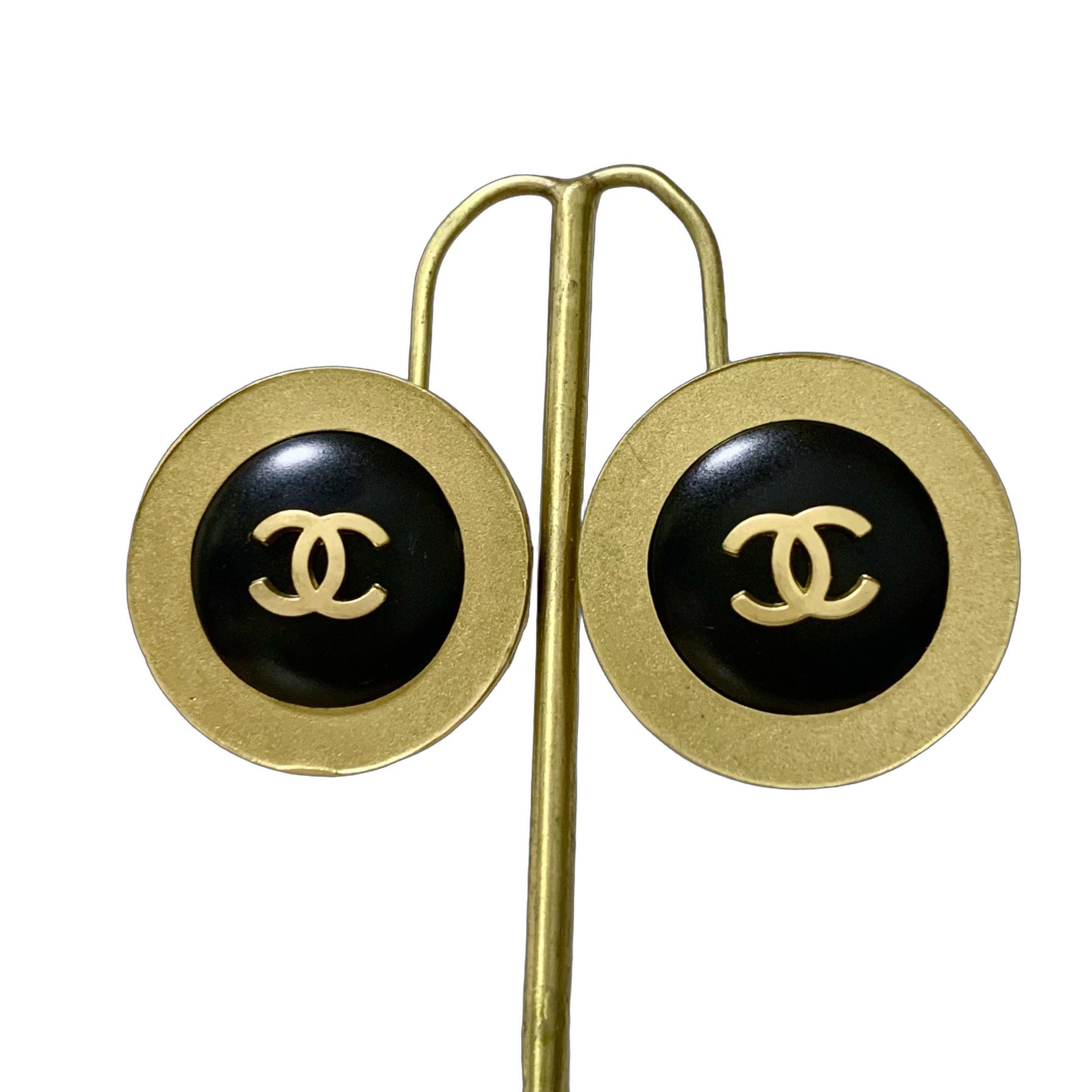 楽天市場】質屋 シャネル イヤリング ココマーク 黒 ボール