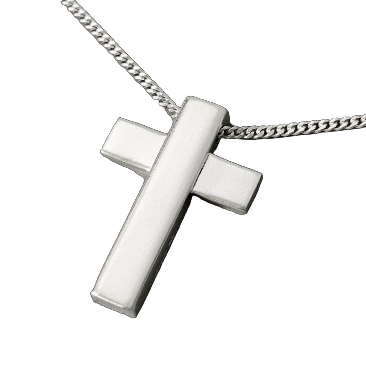 GUCCI、十字架、シルバーネックレス GUCCI グッチ ネックレス セパレート クロス 十字架 シルバー925