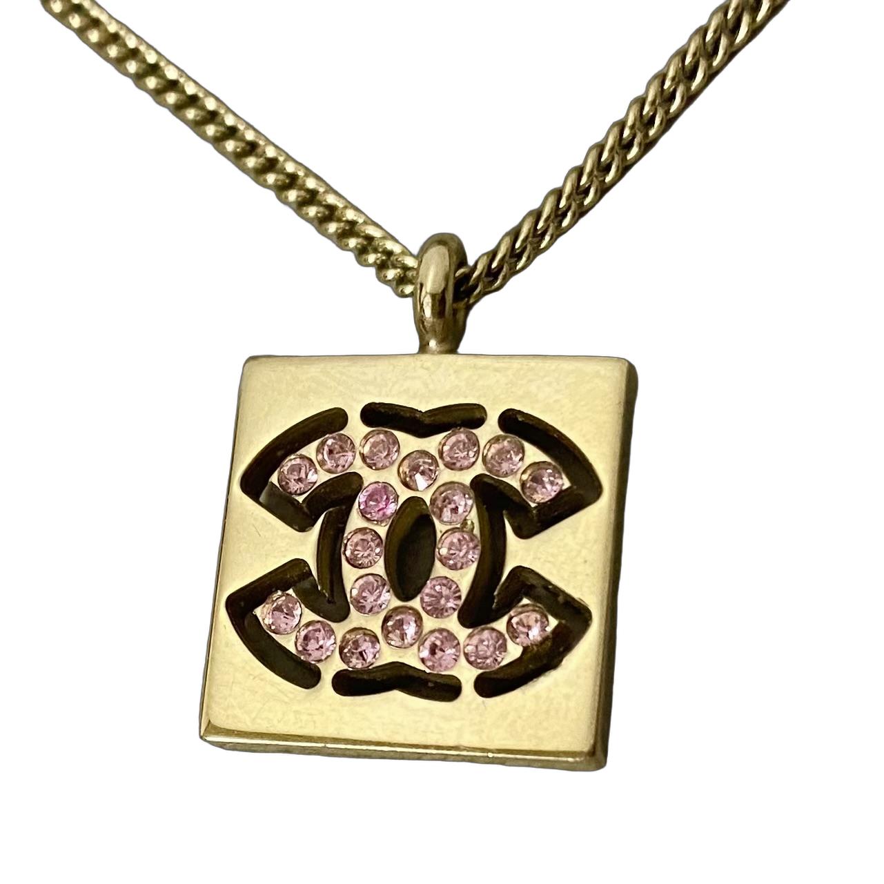 楽天市場】シャネル CHANEL ネックレス ココマーク ピンク 2004