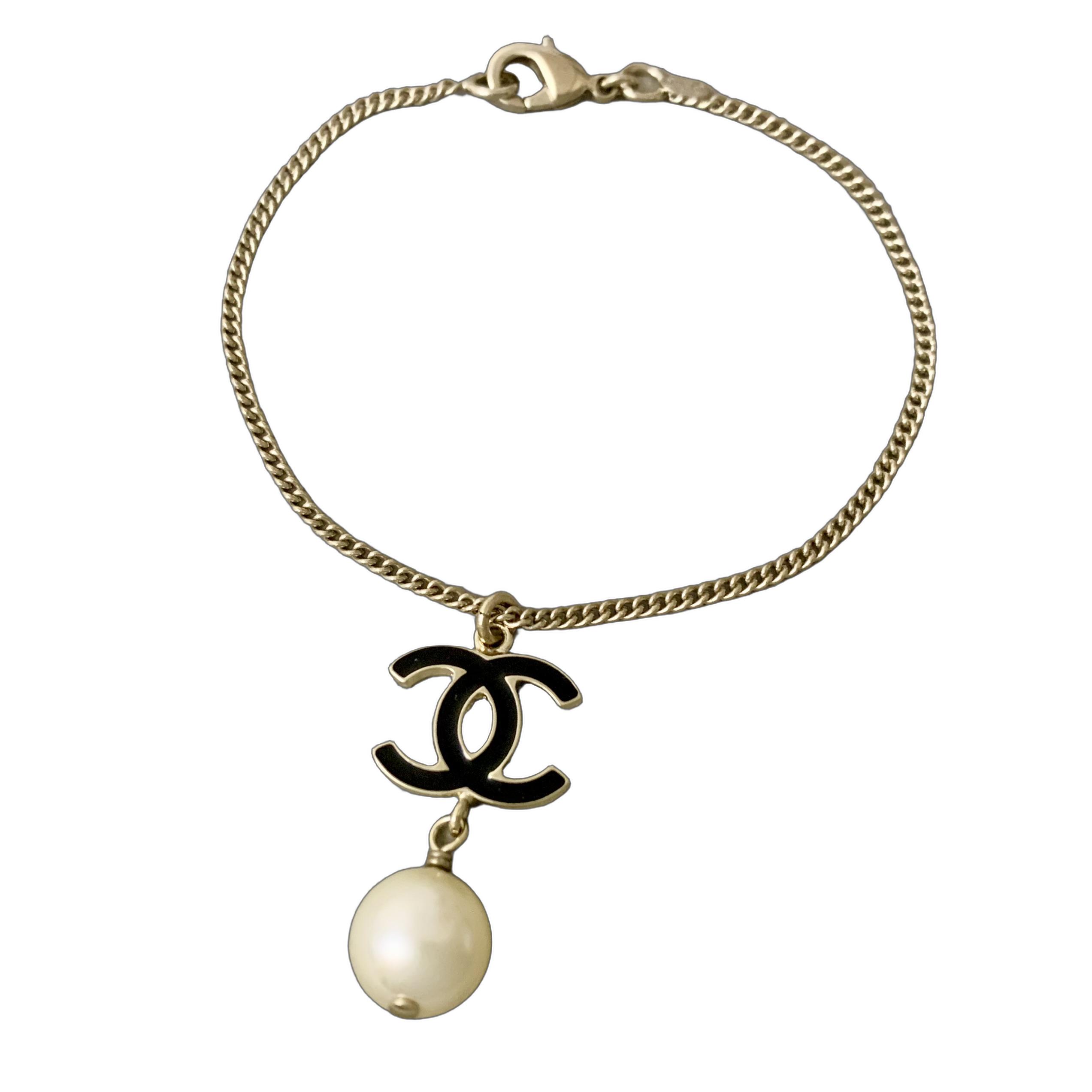 【正規品・CHANEL刻印有】CHANEL ゴールドラウンドチェーンブレスレット CHANEL シャネル ブレスレット ゴールド ココマーク ターン