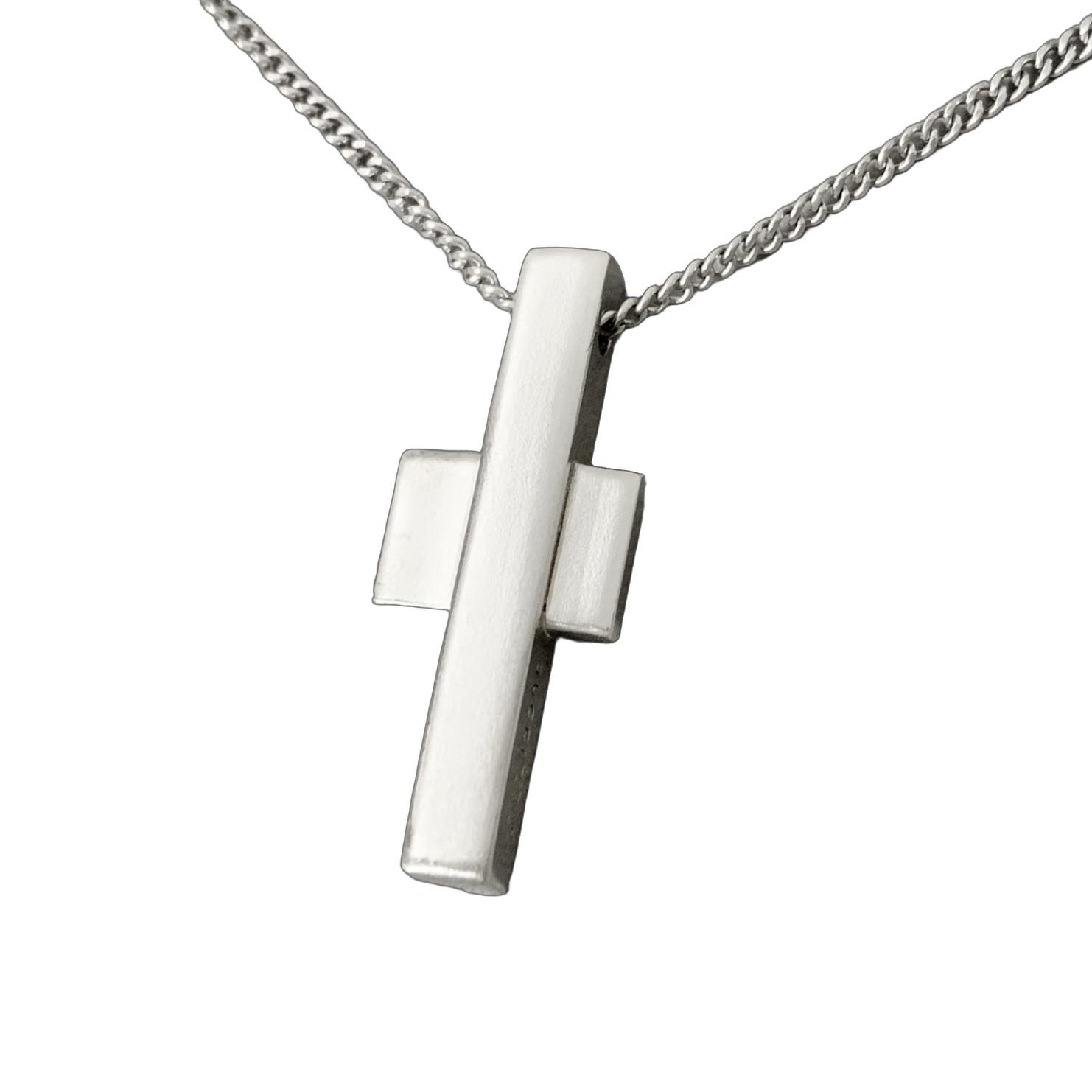GUCCI　シルバー925　クロスネックレス　十字架　ペンダント　silver グッチ ペアネックレス ブランド シルバー925 クロス 十字架