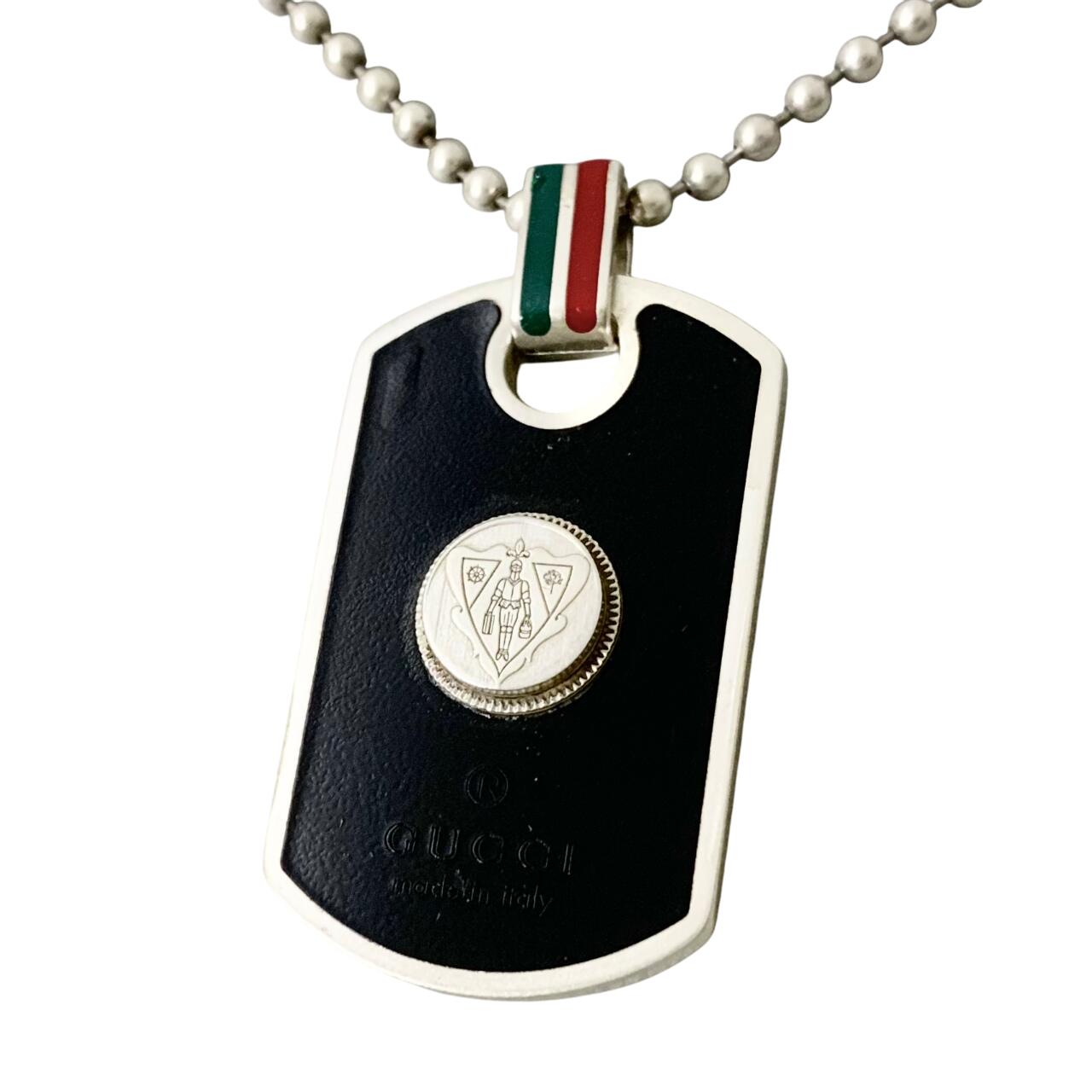 楽天市場】グッチ ドッグタグ ネックレス メンズ ペンダント クレスト