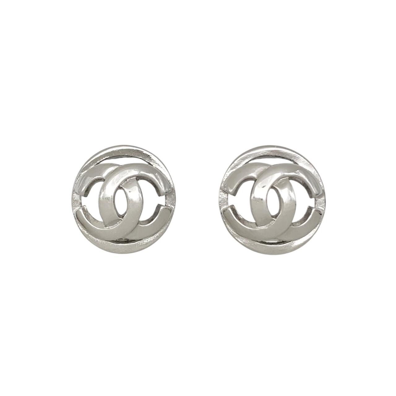 CHANEL シャネル イヤリング 05C ココマーク くり抜き シルバー 銀 ロゴ サークル 丸 COCO 【中古】｜BrandJewelry マリクルーズ