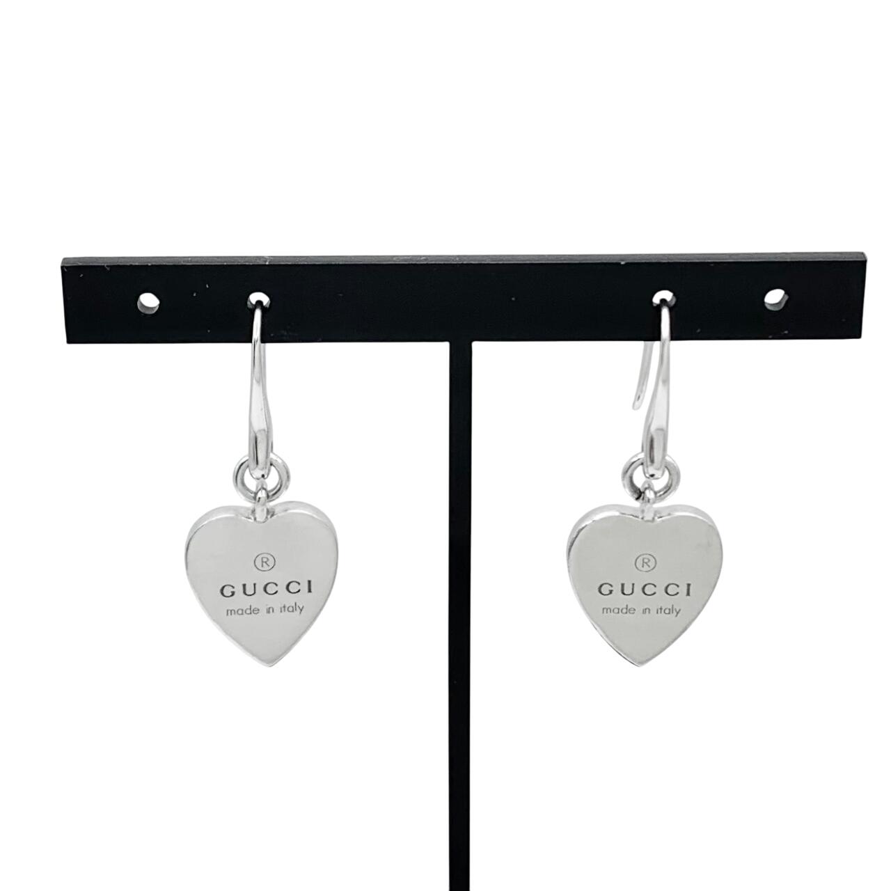 楽天市場】グッチ ダブルGフラワーフープピアス ピンク ラインストーン