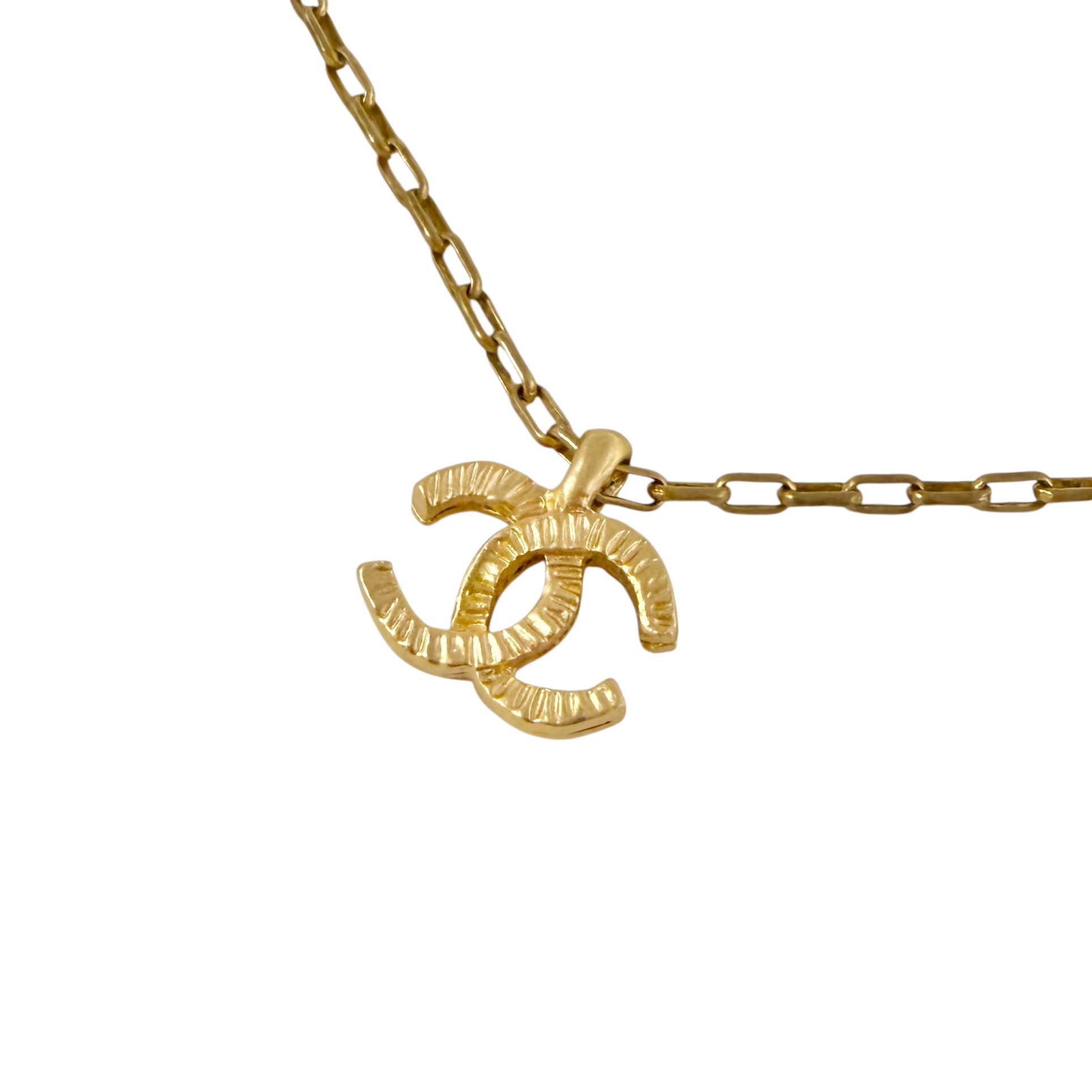 CHANEL シャネル ネックレス ココマーク マトラッセ チェーン ロゴ ゴールド 金 ヴィンテージ 【中古】|BrandJewelry マリクルーズ