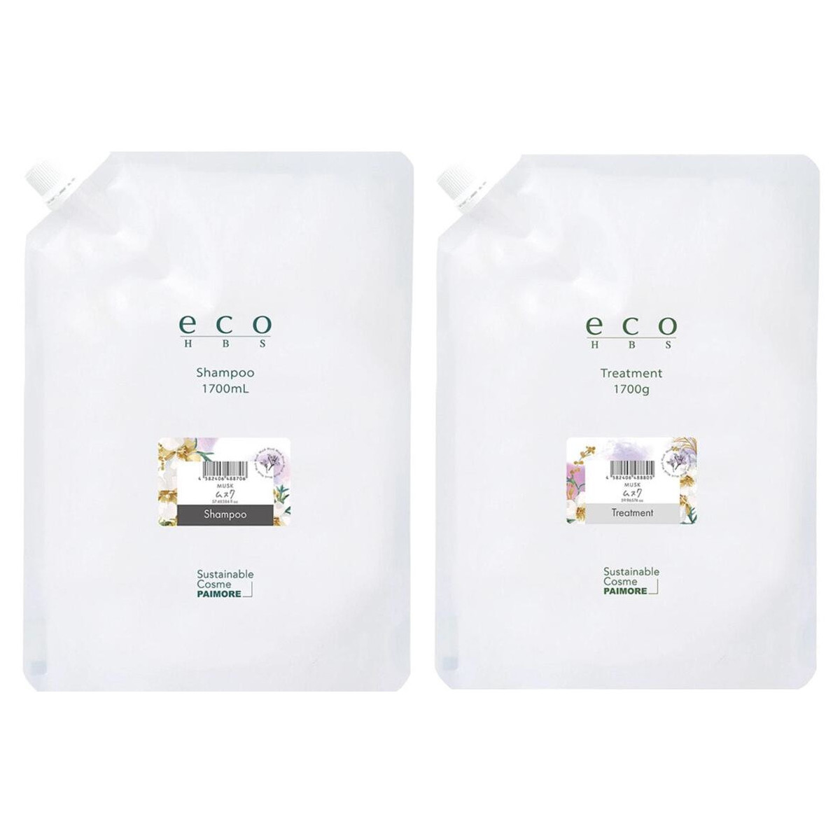 楽天市場】パイモア eco HBS シャンプー 1000ml トリートメント