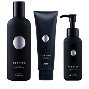 HAHONICO ハホニコ ケラテックス ファイバー シャンプー 300ml + トリートメント 250g + オイル 100ml