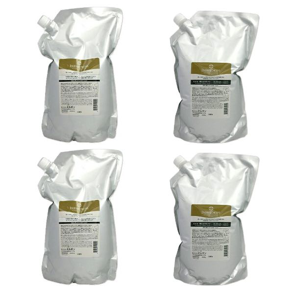 ミルボン インフェノム シャンプー 2500mL×2 + トリートメント 2500g×2 レフィル　2セット
