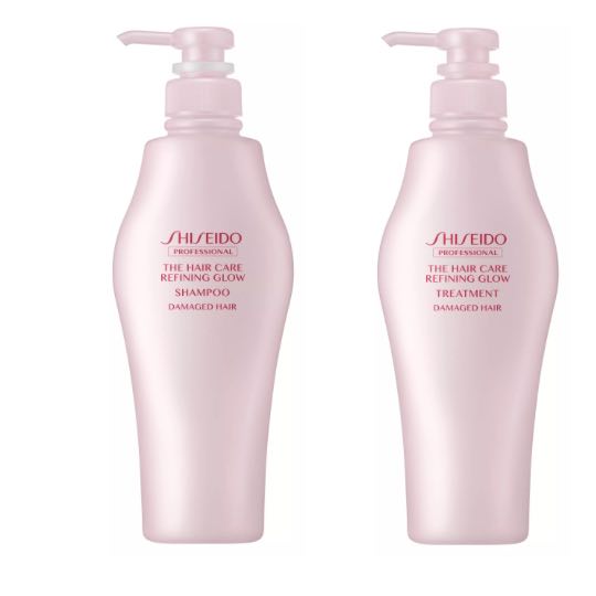 資生堂 　THC リファイニンググロウ シャンプー　500ml + トリートメント　500g 　ポンプセット
