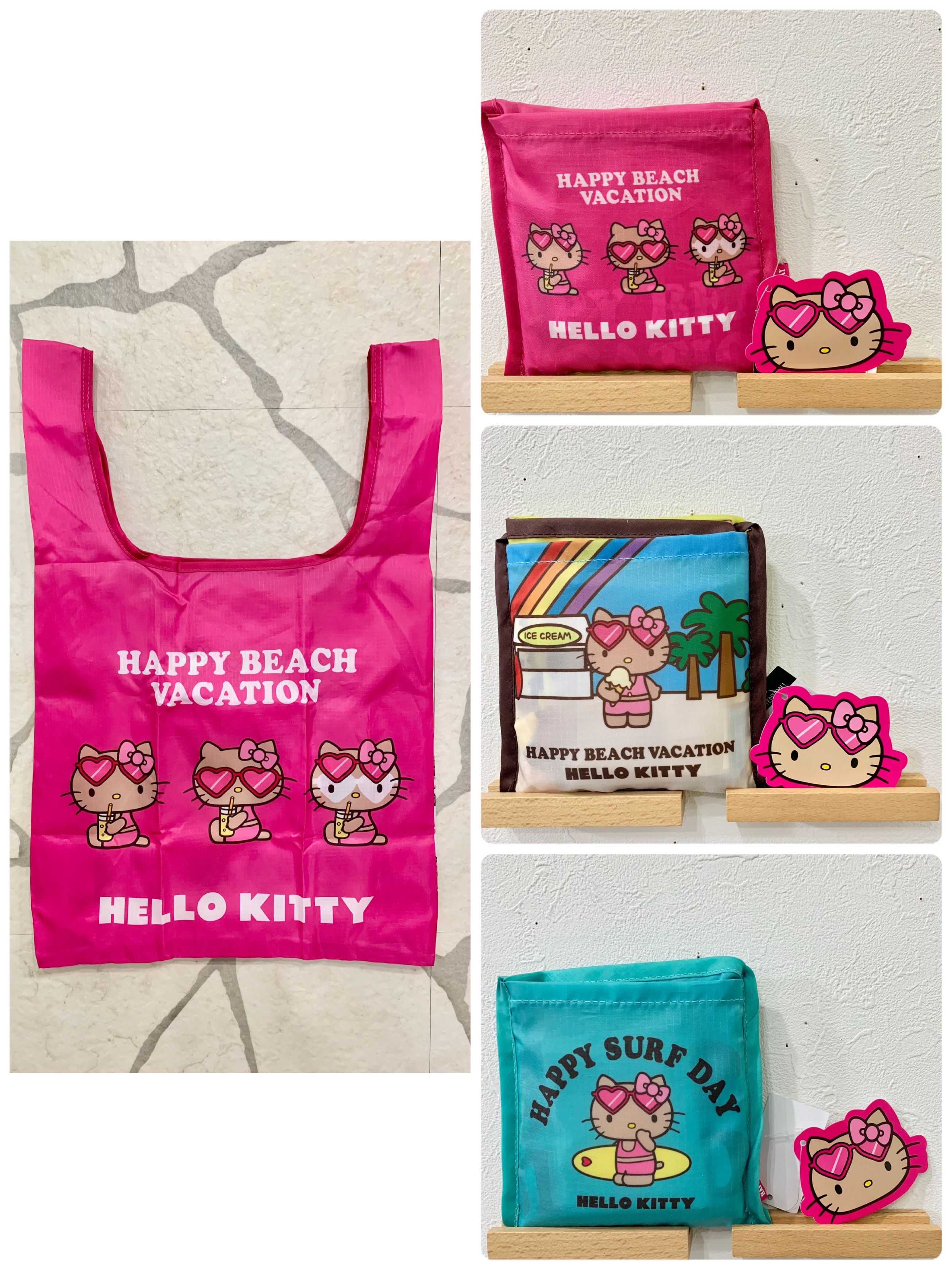 ビーチベッド【折り畳み】サンリオ　ハローキティ　可愛い　夏　アウトドア　海 ビーチベッド【折り畳み】サンリオ ハローキティ 可愛い 夏