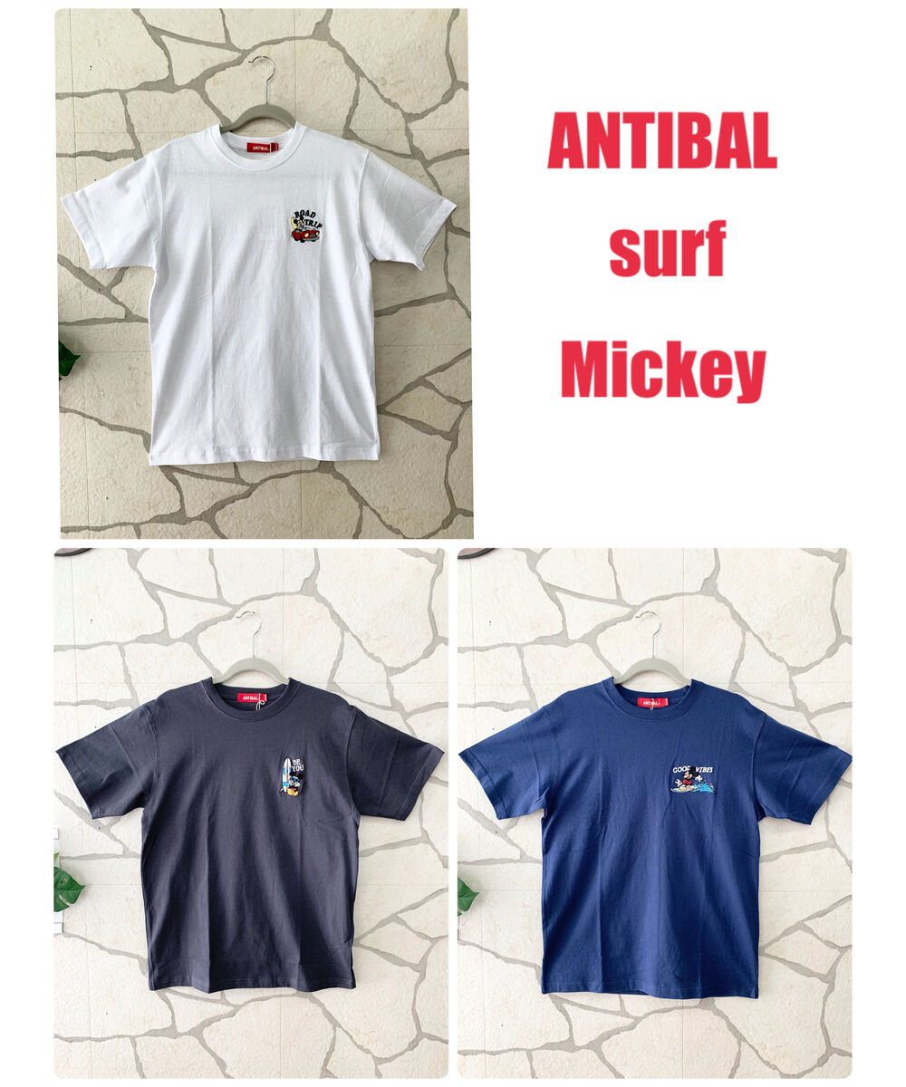 【楽天市場】ANTIBAL メンズ Tシャツ 232AN1ST001 ミッキー サーフィン サーフ HULA LANI 海好き ハワイ好き