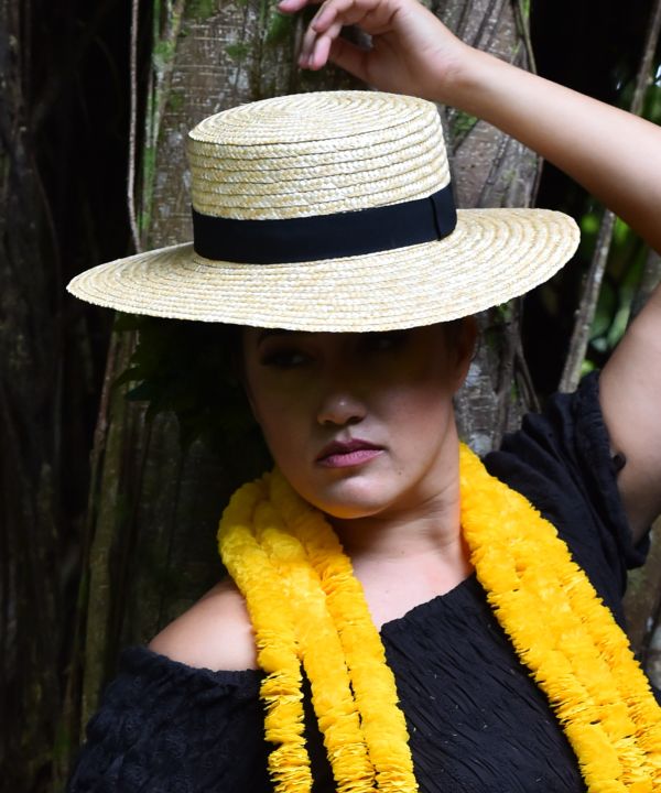 楽天市場】パーパレ フラダンス タヒチアン 舞台衣装 帽子 ヤシの葉