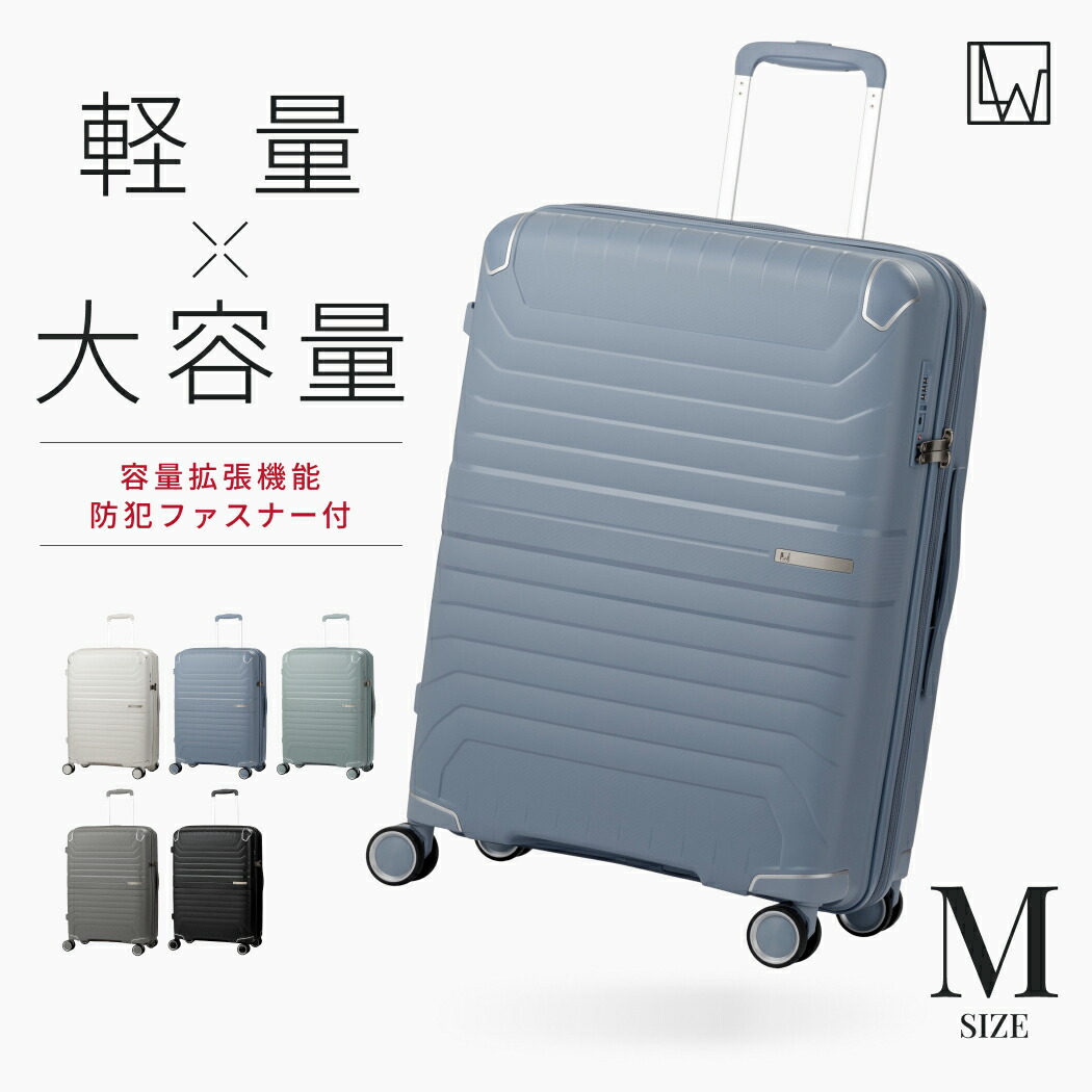 LW エルダブリュー VITA （5304-58） 旅行バッグ 持ちはこび入れもの ジッパー印字機 軽さ 大静電容量 1年引き受ける 静電容量押しひろげる TS鍵を掛ける 静音ダブルキャスター 分かりやすい 心地好い 出張 成人女性旅 遠足 防災 M大きさ 5～7泊  貨物輸送無料