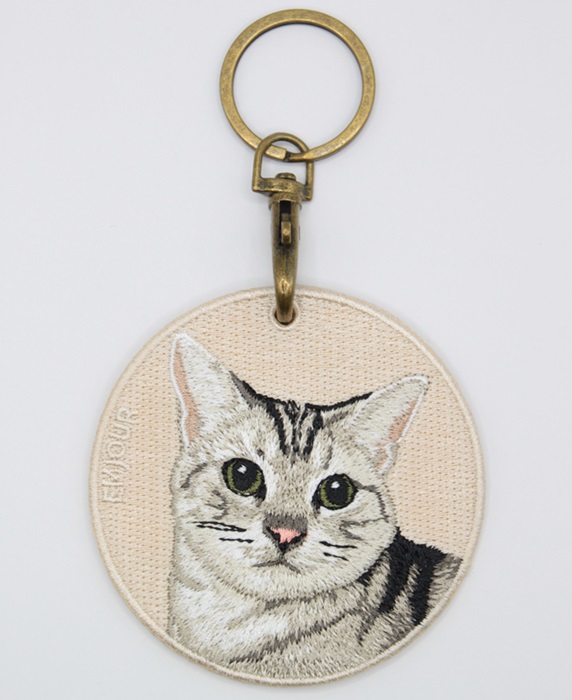 【入手困難】にゃー　モッズコート　刺繍　ボアライナー　ネコ型チャーム　ネネット cat-1_4.jpg