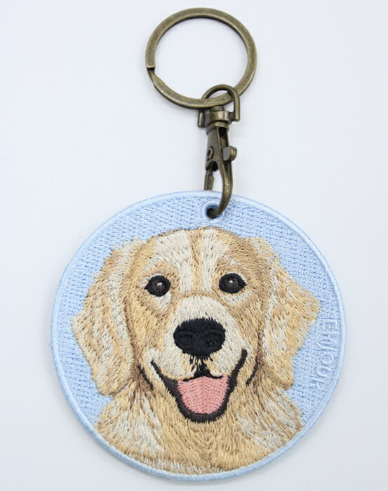 楽天市場】シルク両面刺繍 犬キーホルダー マルチーズ ドッグ