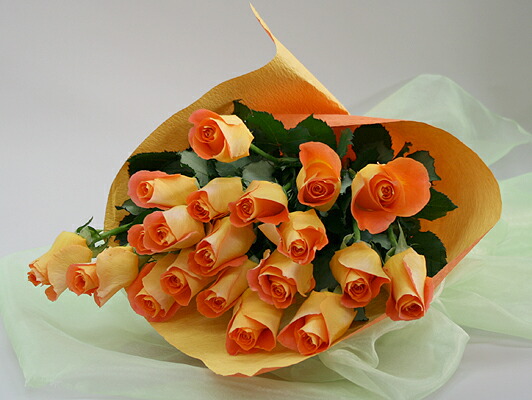 Image result for orange rose gift