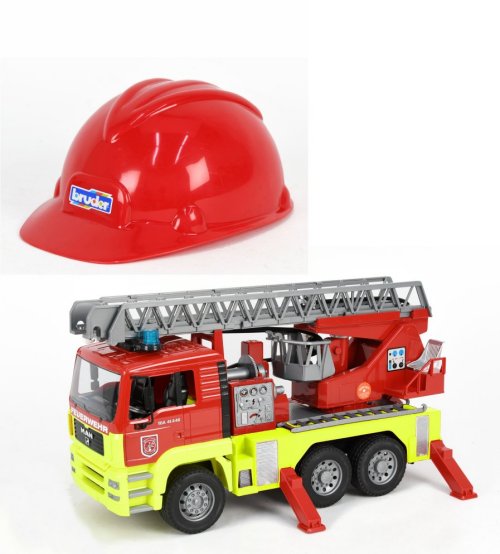 MAN 消防車　ヘルメット付き　ブルーダー　bruder ヘルメット　スペシャル MAN 消防車（ヘルメット付き） | ブルーダー（bruder） - ジョブ