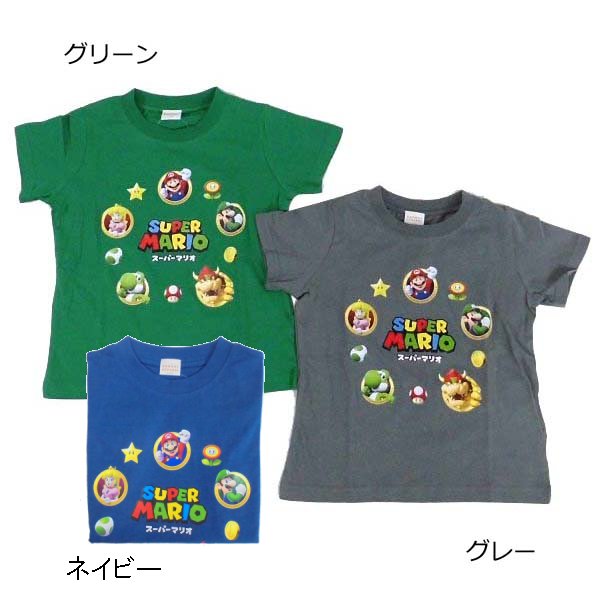 超稀少　スーパーマリオ 限定　UNISEX キャラクターTシャツ　未使用　半袖 楽天市場】マリオ 半袖Tシャツ 【両面プリント:ブラック】 2023
