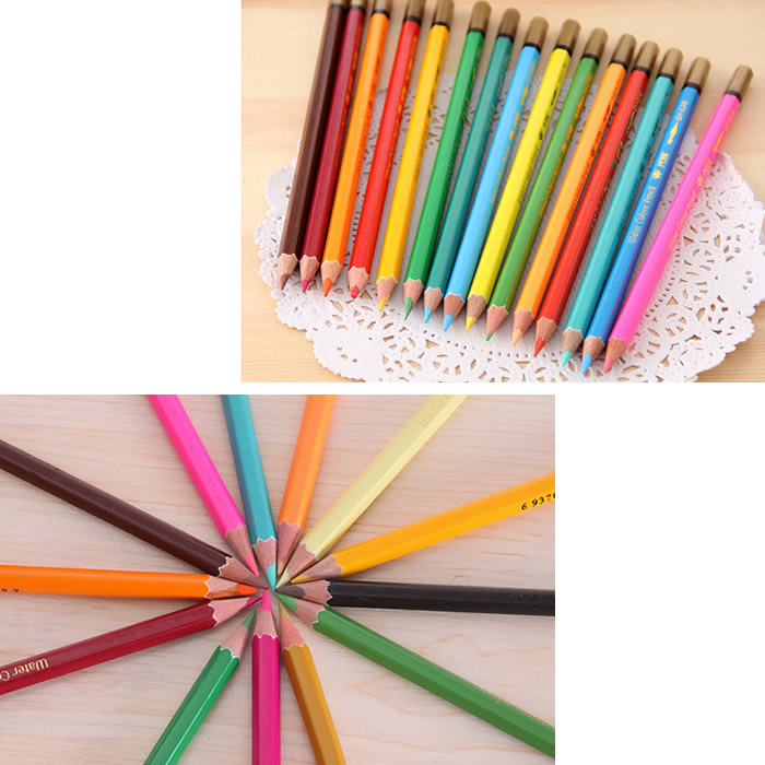 楽天市場 送料無料 水彩色鉛筆36色 筆 色鉛筆 36色 大人の