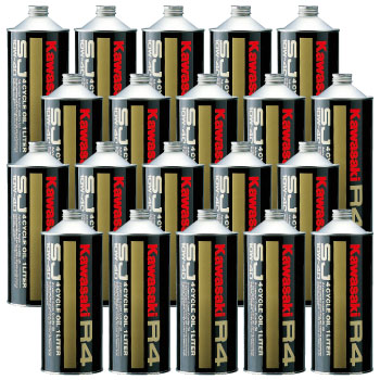 【大幅値下】カワサキ Kawasaki 4サイクルジェットオイル R4　SJ-10W-40 1L 1ケース 20本 ※西濃運輸での発送になります。 ※日時指定不可 ※沖縄、離島は特別送料が掛かります。