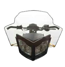 ski-doo/スキードゥ SPORT PERFORMANCE FLARED WINDSHIELD Smoke 183; 17 1/2\