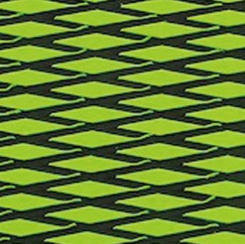 HYDRO-TURFツートン汎用トラクションマット(テープ付き)カットダイヤLIME GREEN/BLACK※キャンセル不可※代引き不可後払い不可※納期が約1ヵ月かかります|Marine Days