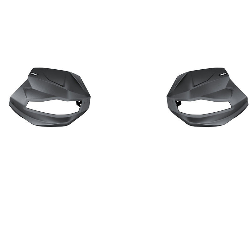 ski-doo/スキードゥ HANDLEBAR AIR DEFLECTORS EXTENSION KIT（ハンドガード延長キット） 透明なハンドガードを備えた車両用