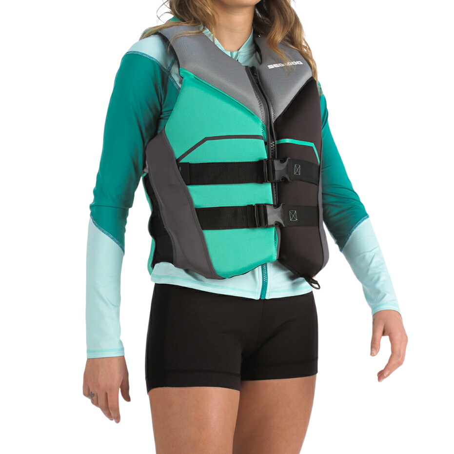 SEA-DOO（シードゥ）ライフジャケット ネオプレン（ユニセックス）Freedom PFD（ティール）＃285980 JCI認定（PWC）