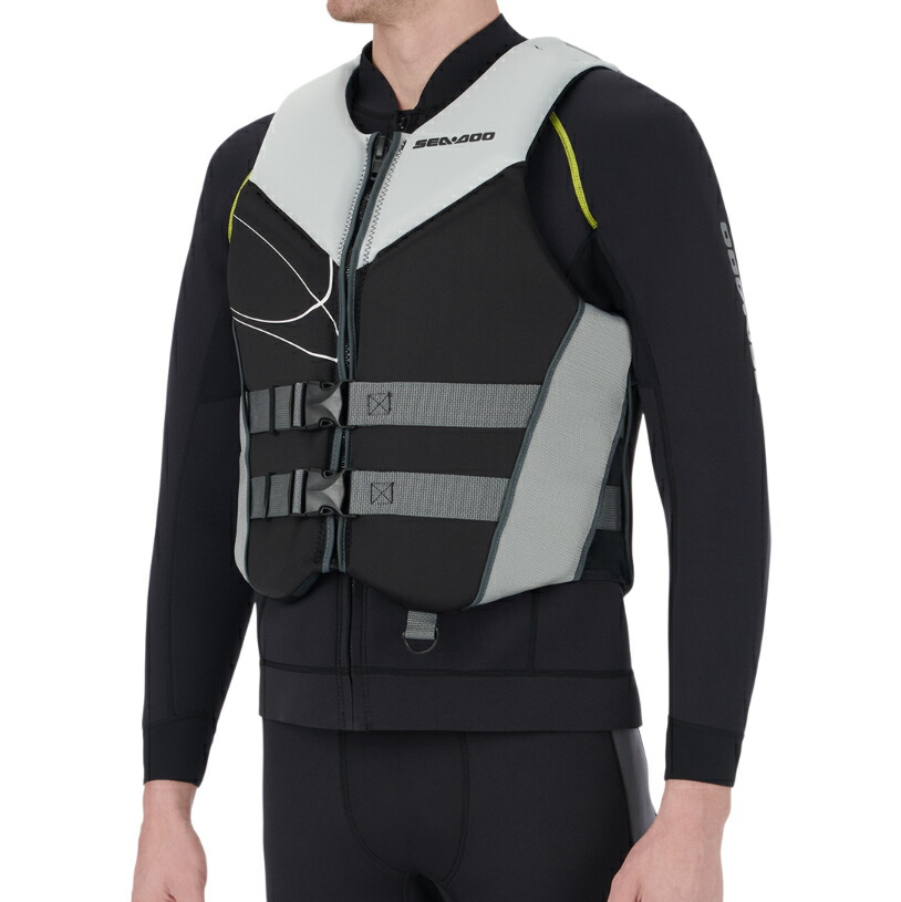 SEA-DOO（シードゥ）ライフジャケット ネオプレン（ユニセックス）Freedom Stream PFD（ブラック）＃287001 JCI認定（PWC）