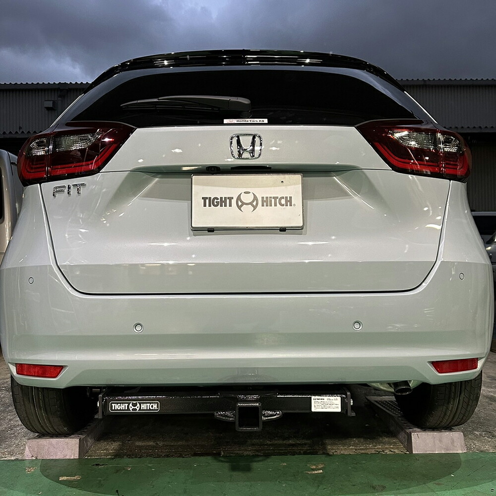 鍵付き ヒッチメンバーフルセット フィット GD1 銀 牽引 ホンダ 車