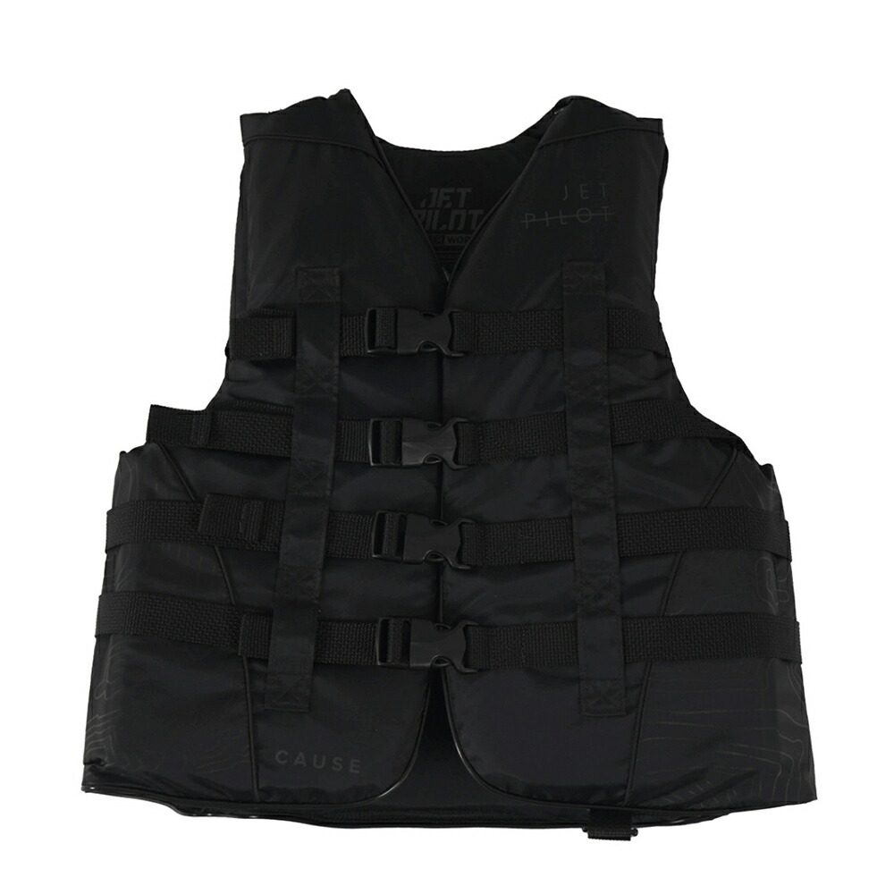 JETPILOT（ジェットパイロット） レディース ライフジャケット (BLACK)　*CAUSE F/E LADIES NYLON CGA VEST JCI予備検査承認 ＃JA23227CGA *セール品*キャンセル・返品 不可