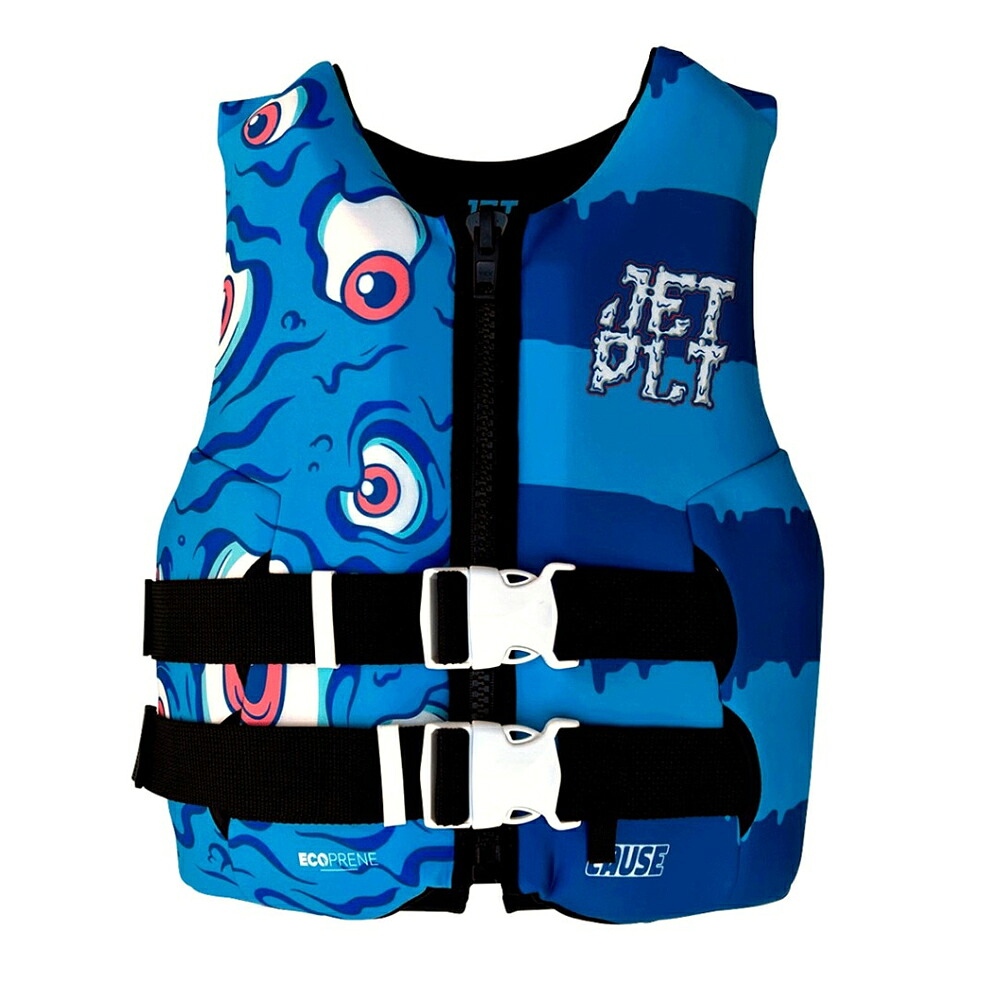 JETPILOT（ジェットパイロット）JCI予備検合格型 キッズ ネオCGAベスト（BLUE）ユース 用 ライフジャケット*BOYS CAUSE CGA NEO VEST ＃ja24211b-cga-blue