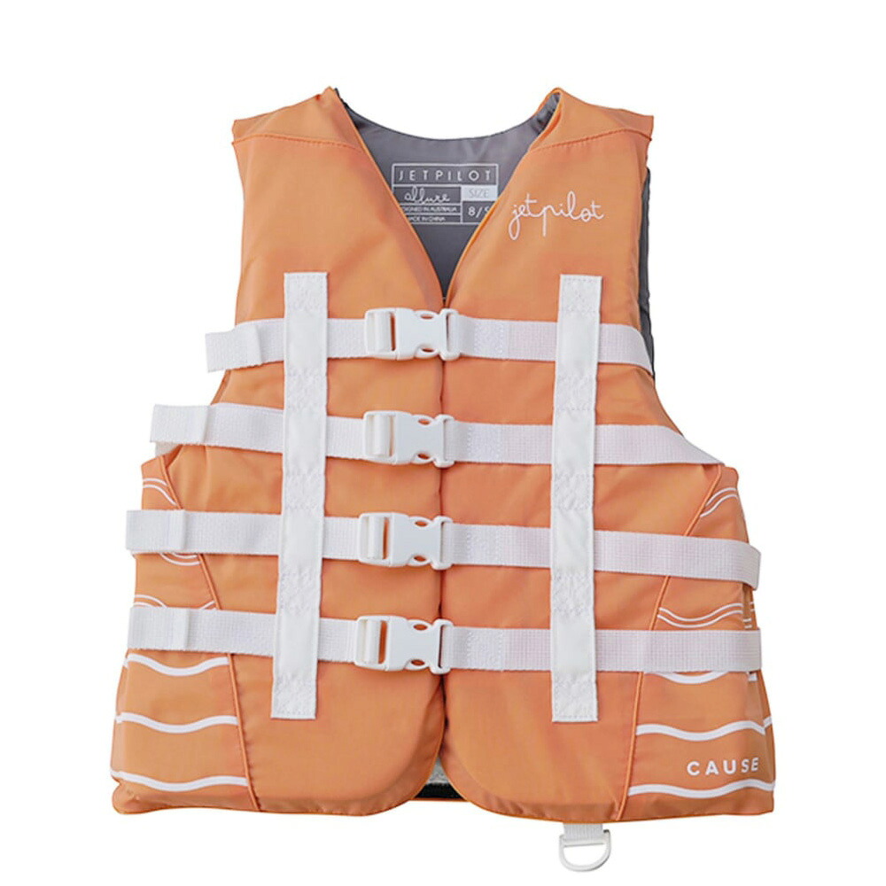 JETPILOT（ジェットパイロット） レディース ライフジャケット (アプリコット)　*CAUSE F/E LADIES NYLON CGA VEST *JCI予備検査承認 ＃JA24298CGA