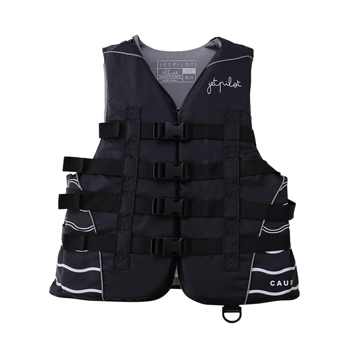 JETPILOT（ジェットパイロット） レディース ライフジャケット (ブラック)　*CAUSE F/E LADIES NYLON CGA VEST *JCI予備検査承認 ＃JA24298CGA