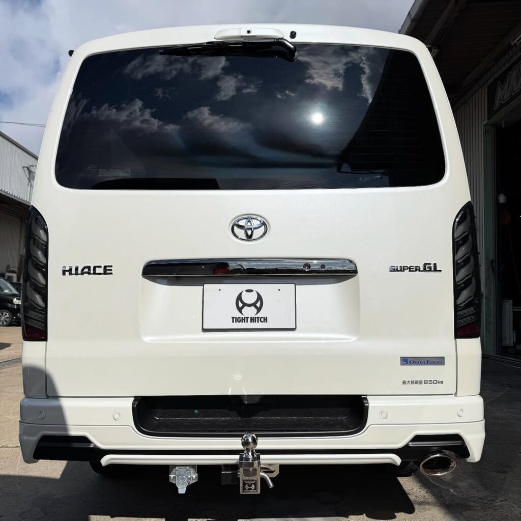 タイトヒッチ トヨタ 200系ハイエース （GR / TRD）（ステンレスタイプ）*TIGHT JAPAN（タイトジャパン）ヒッチメンバー＃9018-52g*代引不可｜Ｍａｒｉｎｅ Ｄａｙｓ