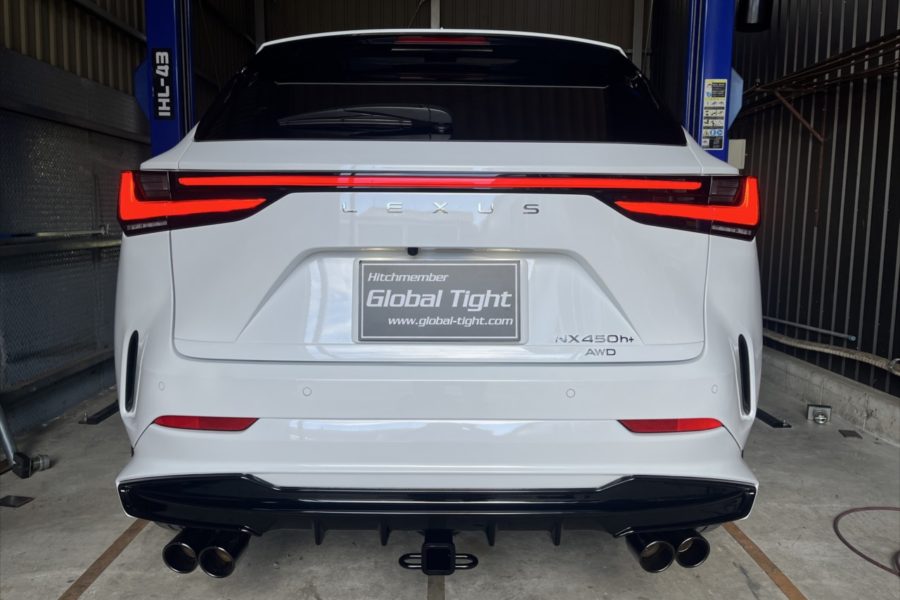Global Tight(グローバルタイト)レクサス NX350・NX450h・NX450h+:TRDエアロマフラー用ヒッチメンバー ※代引き不可