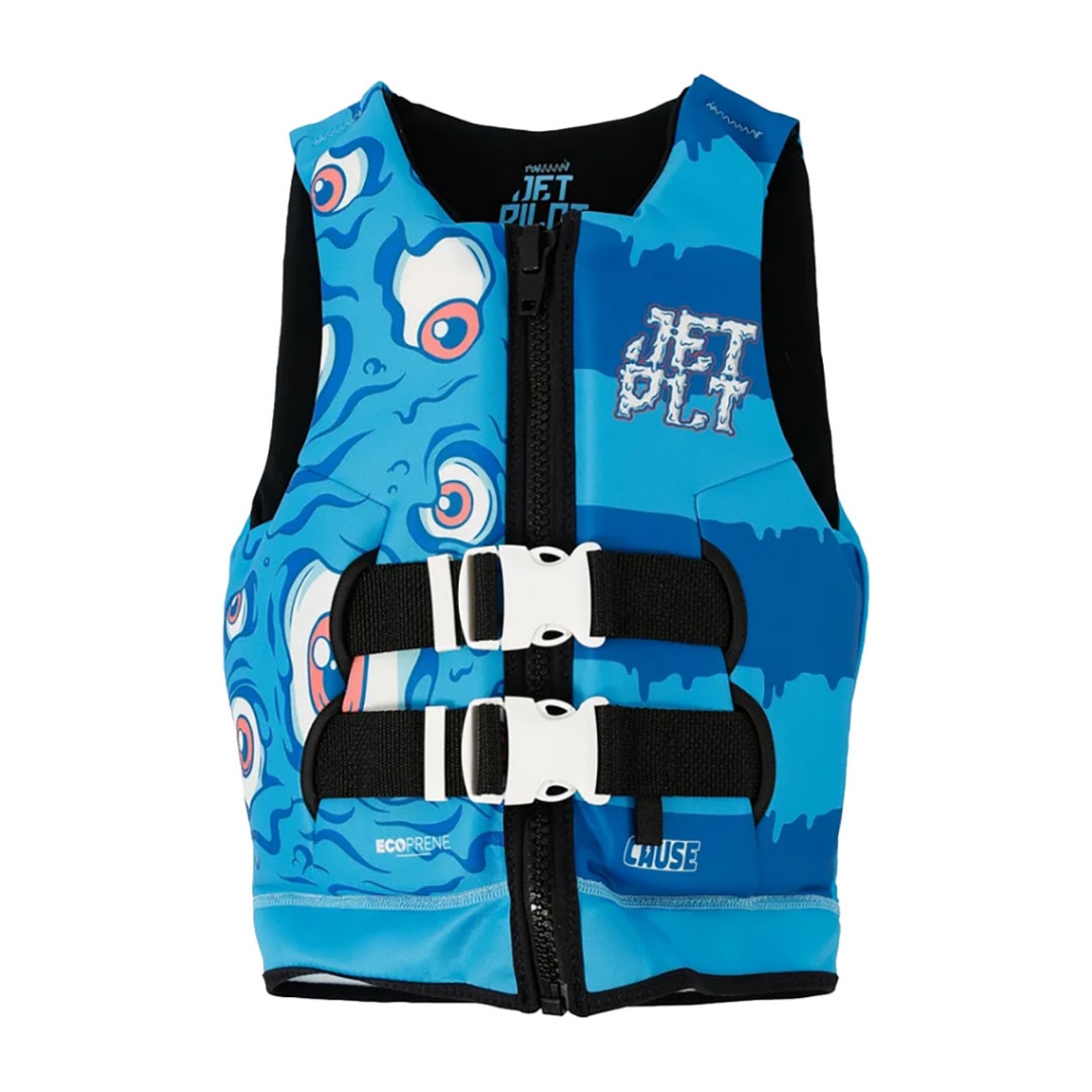 JETPILOT（ジェットパイロット）キッズ ネオベスト（ブルー）ユース 用 ライフジャケット *水遊び *プール ＃JA24211B