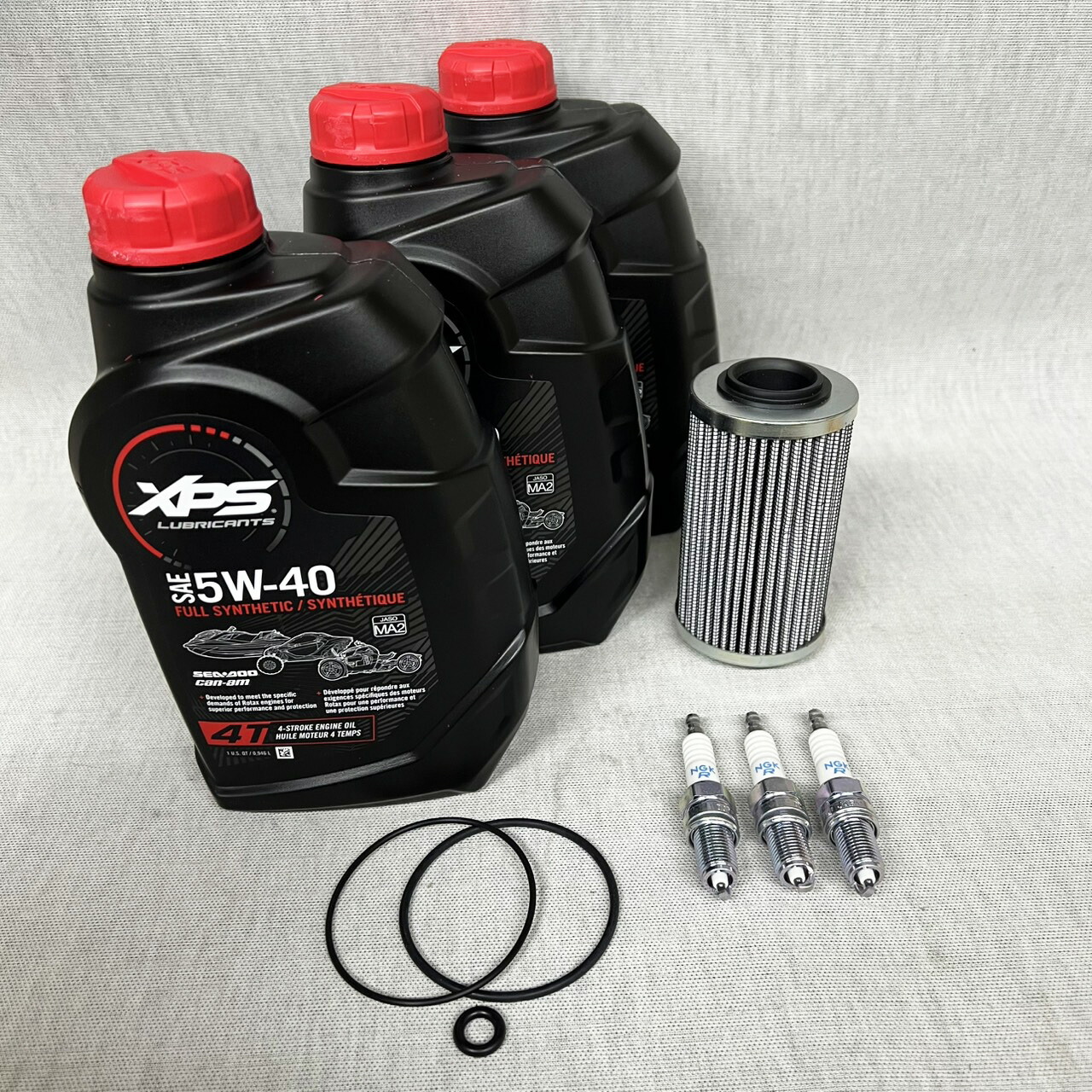 SEA-DOO 260意気込み以下（2018年～）用検査と修理書き割り  *油絵の具946ml×3本+社外品水漉し+繋ぎ(DCPR8E)×3 （社外O輪っか付）(OIL-S4433-260PO)