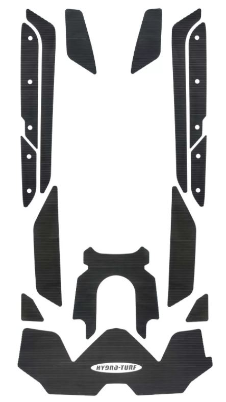 HYDRO-TURF デッキマットキット(テープ付き) RXT-X 300(18) Cut Groove BLACK #HT-894PSA-BK