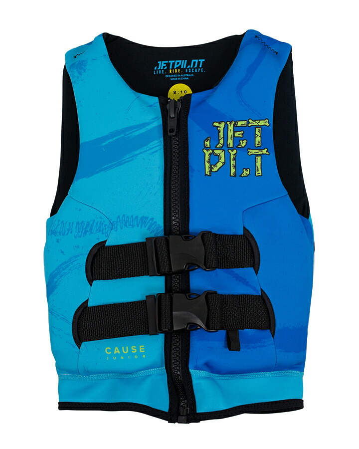 JETPILOT（ジェット機飛行士）THE CAUSE SHARK F/E KIDS NEO VEST【JA20211】BLUE/ROYAL  若い者 生命現象上衣 *大売り出し品*とり止める・返品 不可