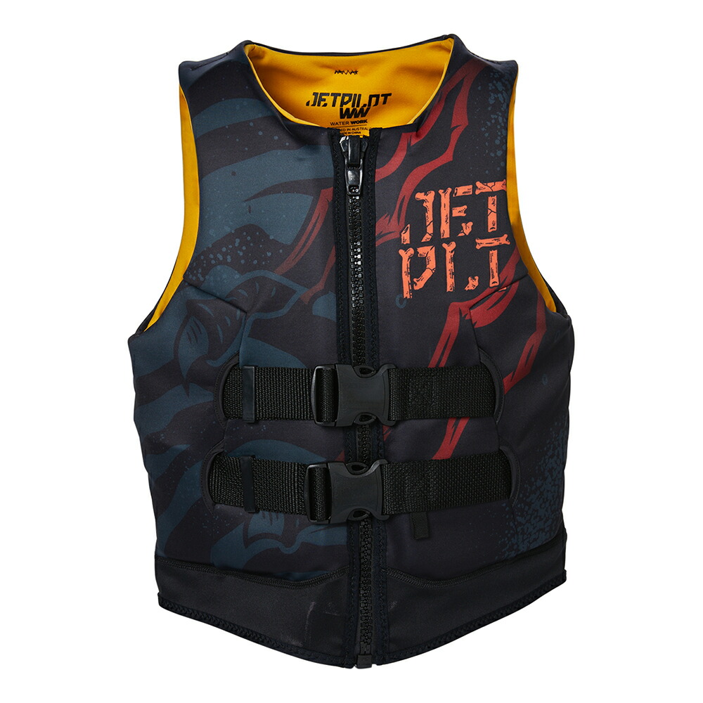 JETPILOT（ジェット機飛行士）ちびっ子用生命現象より良い *BOYS REX CAUSE NEO VEST【BLACK】キッズ（若い者 ）用 生命現象上衣 *JA22211B *大売り出し品*とり止める・返品 不可
