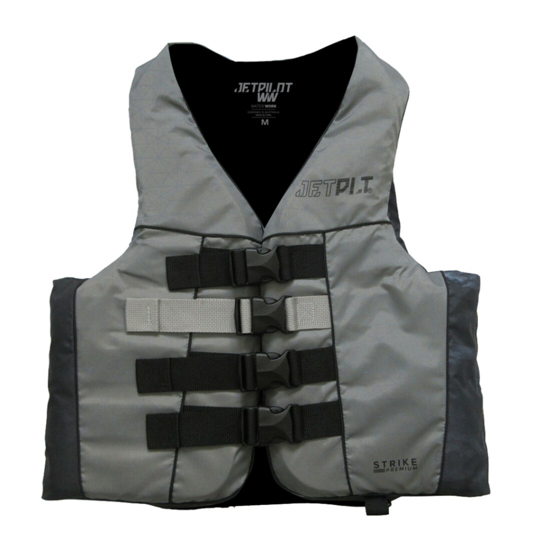 JETPILOT（ジェットパイロット）STRIKE PLUS 4バックル CGA（SILVER）JA23128CGA　ライフジャケット-JCI予備検査合格実績型