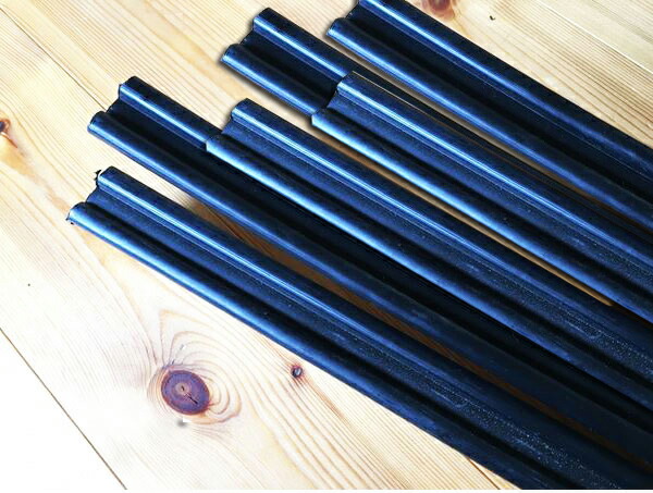 トレーラ用線路 約 2ｍ（黒）脂製 ロング大きさ 6本仕掛ける (rail-blk-6) ※沖縄・離島別途貨物輸送