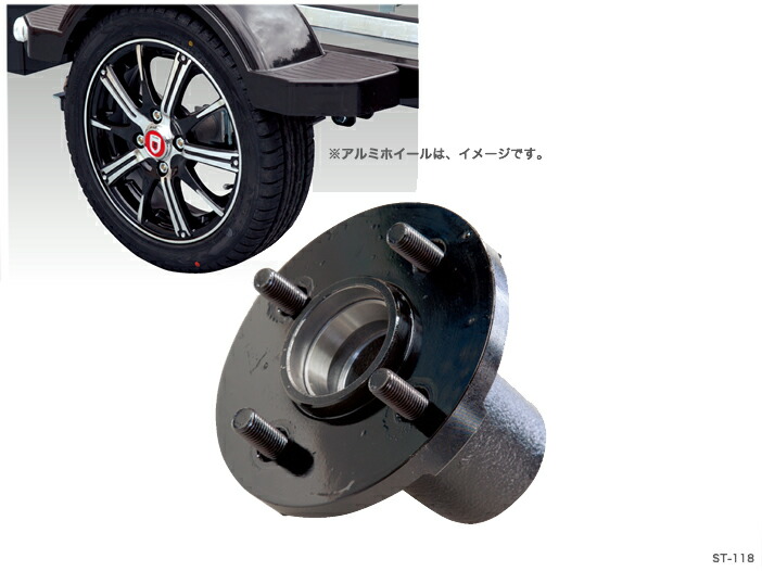 楽天市場】トレーラー用 タイヤ ホイールセット 12インチ 1本 REX